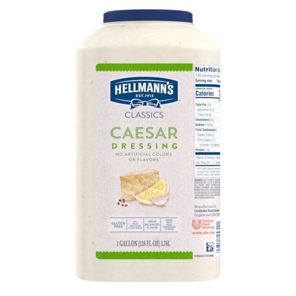 Hellmann's Classics Caesar Salad Dressing Jug, 1 Gallon -- 4 Per Case
