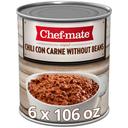 Chef-Mate Original Chili Con Carne without Beans - 106 oz. can, 6 per case