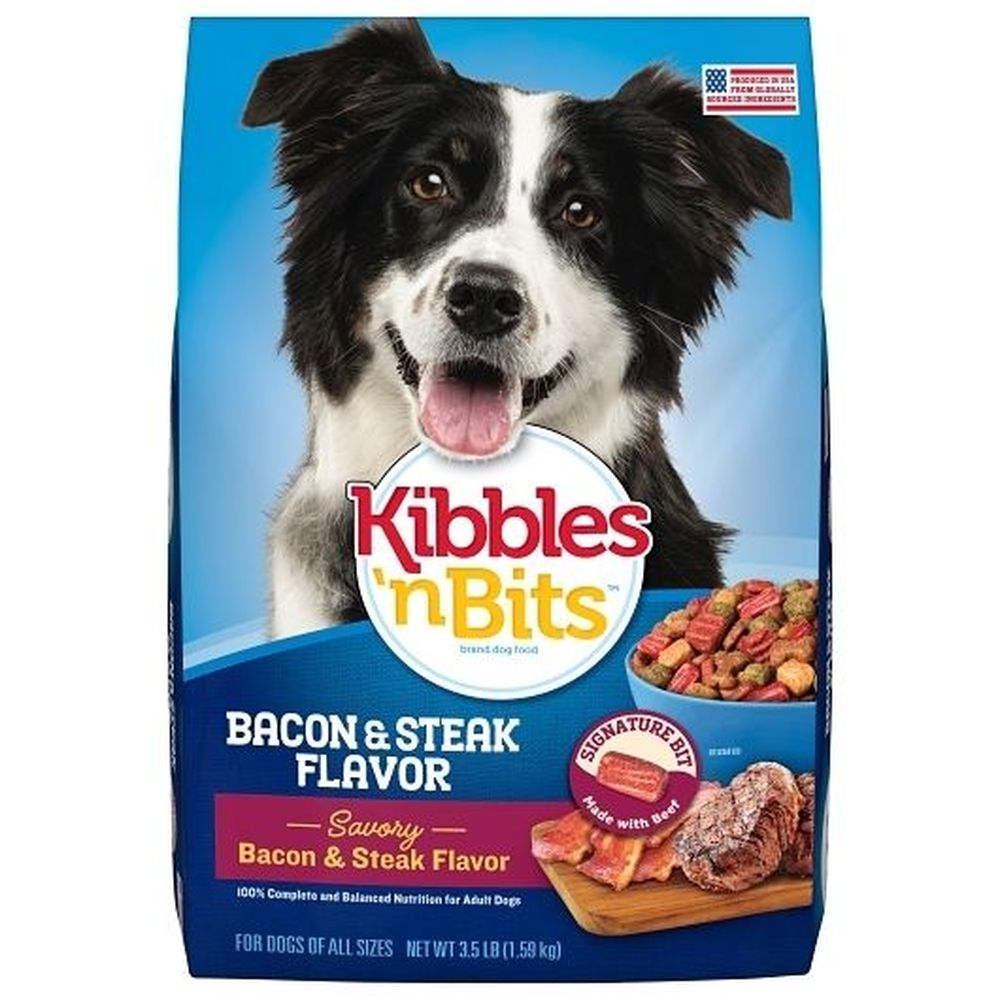 Bacon and Steak Flavor Dry Dog Food