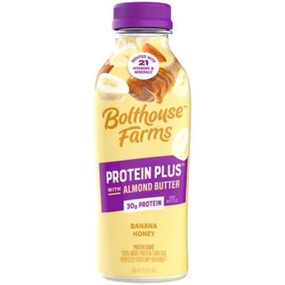 Bolthouse Farms Protein Plus Banana Honey Almond Butter Beverage, 15.2 Fluid Ounce -- 6 per case