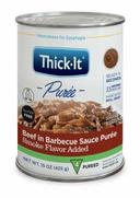 Thick It Beef in Barbecue Sauce Puree, 15 Ounce -- 12 per case.