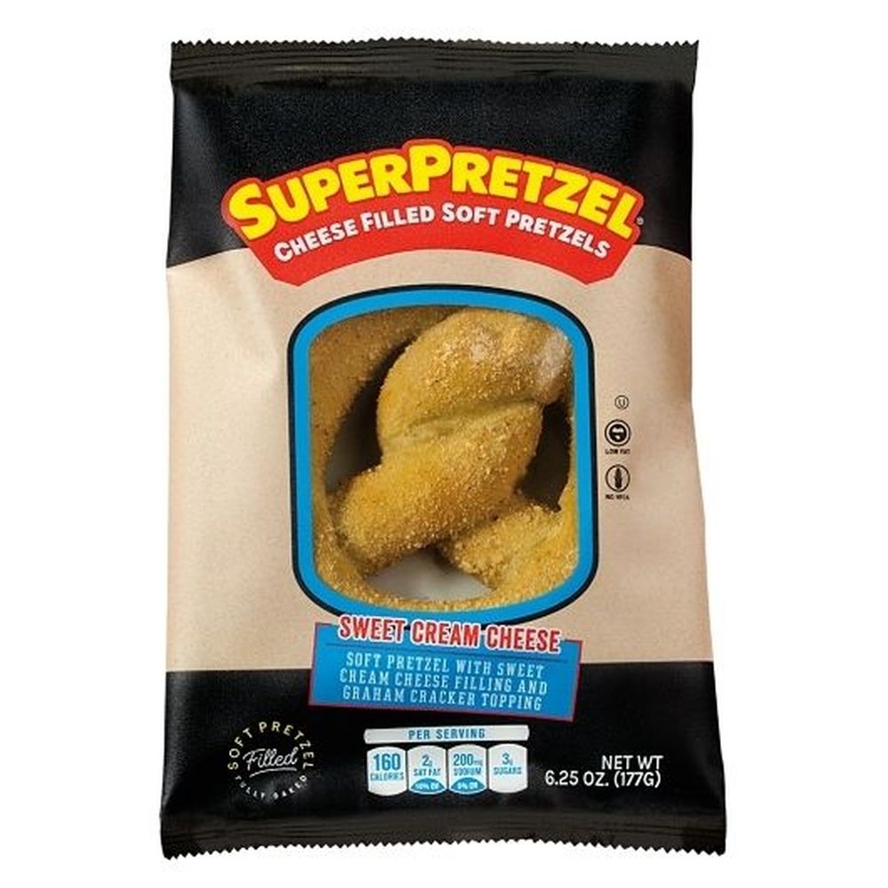 Pretzel Fillers Sweet Cream Cheese Stuffed Soft Pretzels, 6.25 Ounce -- 20 per case