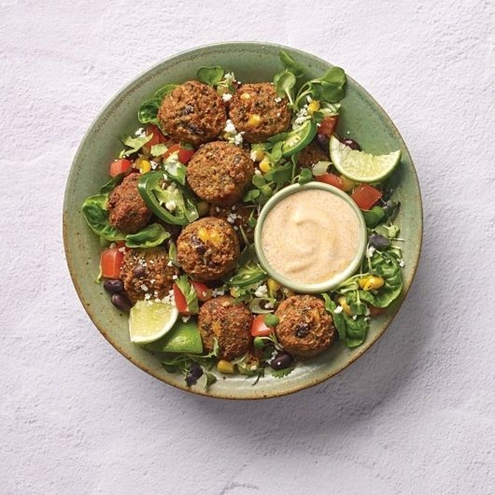 Fully Cooked Southwest Style Chickpea Bites