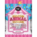 Pink and White Coated Animal Cookies with Rainbow Nonpareils