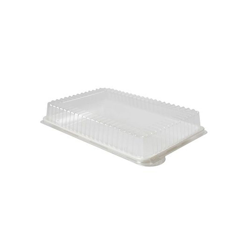Fineline Settings Reform 10 X 8 Inch Pete Rectangular Platter Dome Lid Only, 50 Count