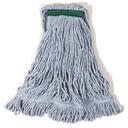 Super Stitch Blue Medium Blend Wet Mop with 1 inch Head Band