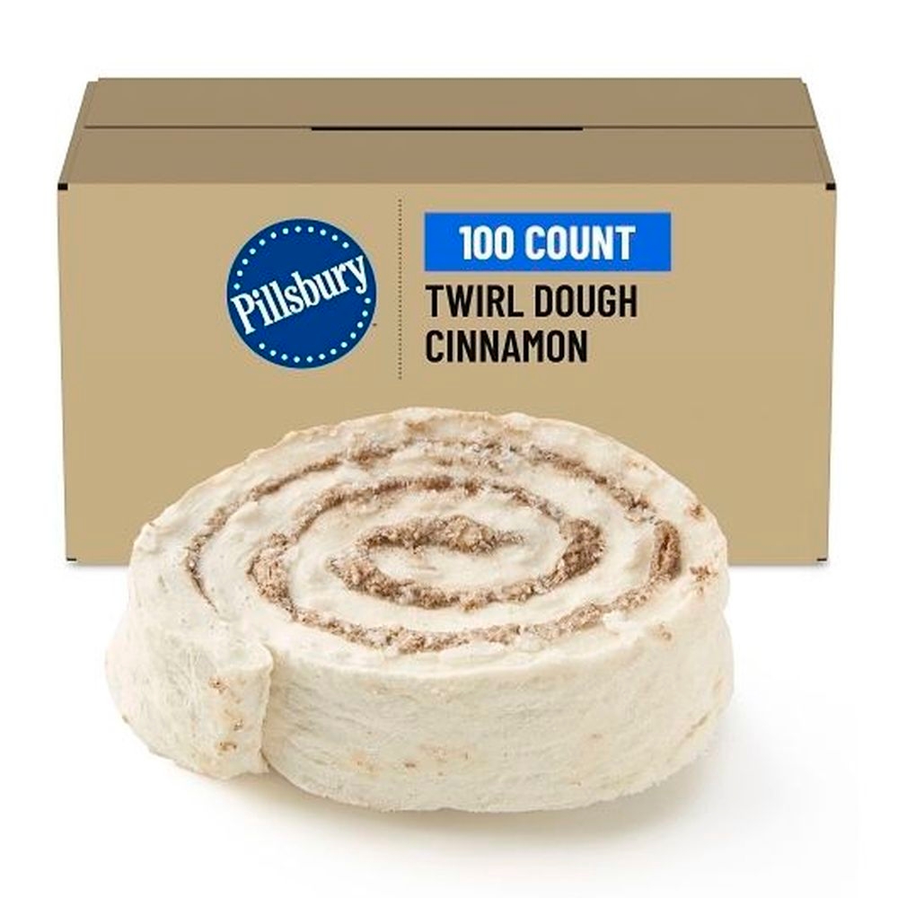 General Mills Pillsbury Supreme Freezer-to-Oven Cinnamon Twirl, 5 Ounce -- 100 per case.