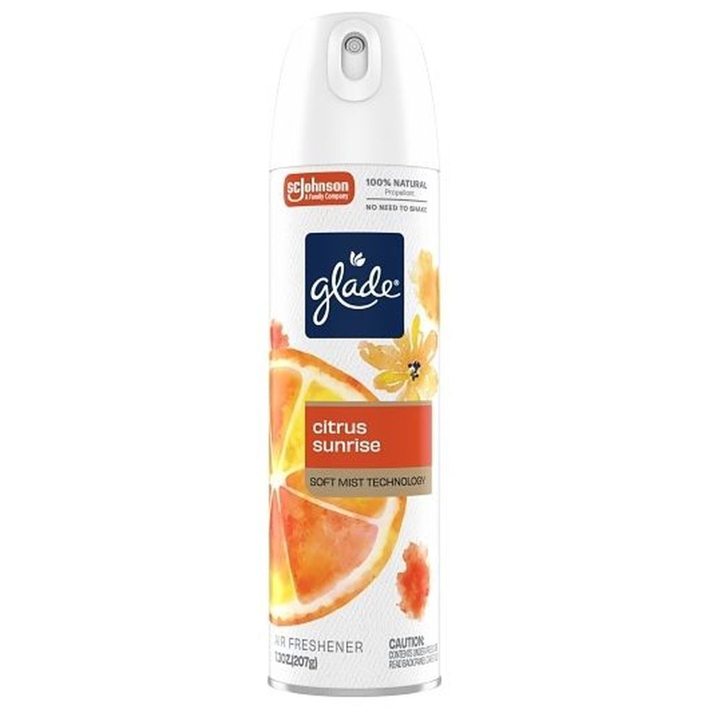 Glade Citrus Sunrise Soft Mist Air Freshener Spray, 7.3 Ounce -- 6 Per Case