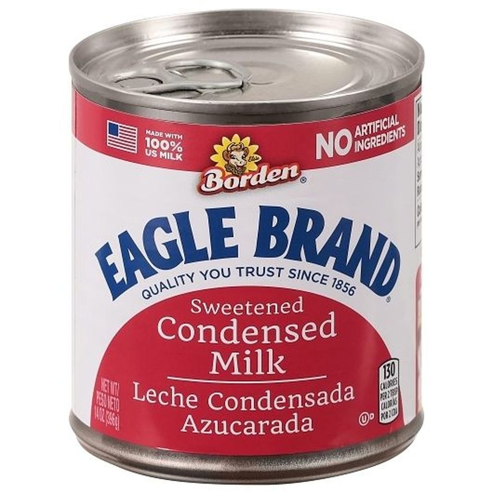 Eagle Sweetened Condensed Milk, 14 Ounce -- 24 per case.