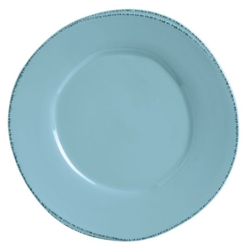 Libbey Storytellers Farmhouse Porcelain Blue Hen Dinner Plate, 10.5 Inch -- 12 Per Case
