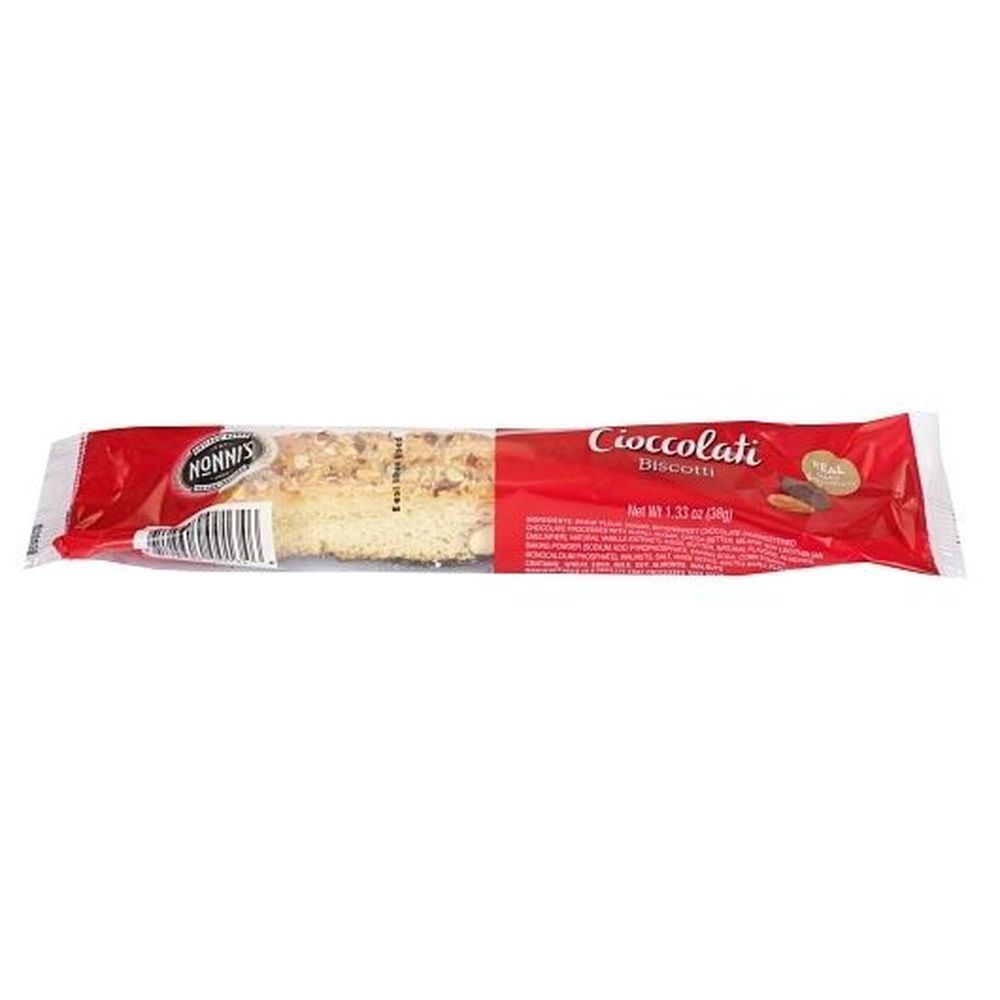 Nonnis Bakery Cioccolati Biscotti, 1.33 Ounce -- 150 Per Case