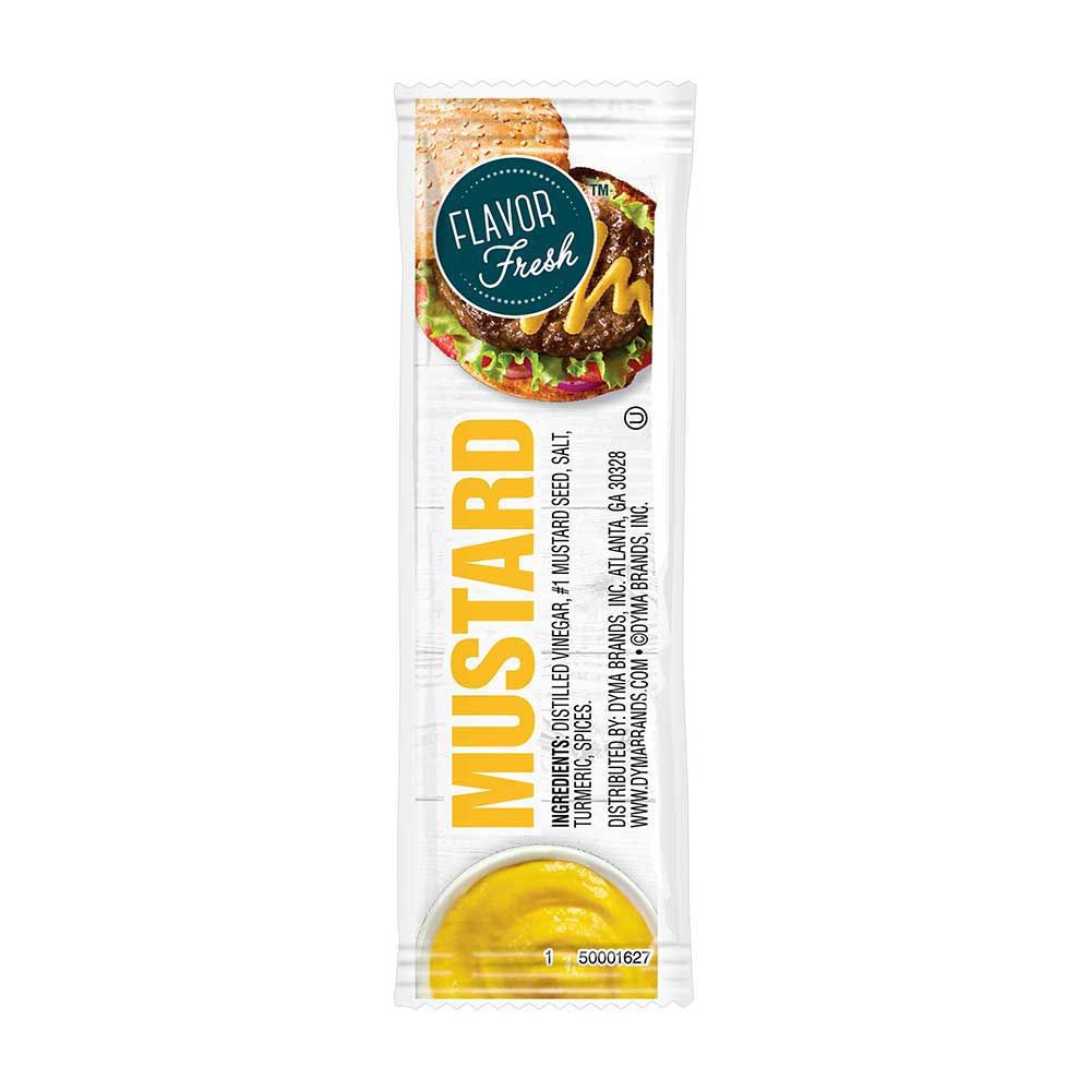 Flavor Fresh Mustard Pouch, 5.5 Gram -- 200 Per Case