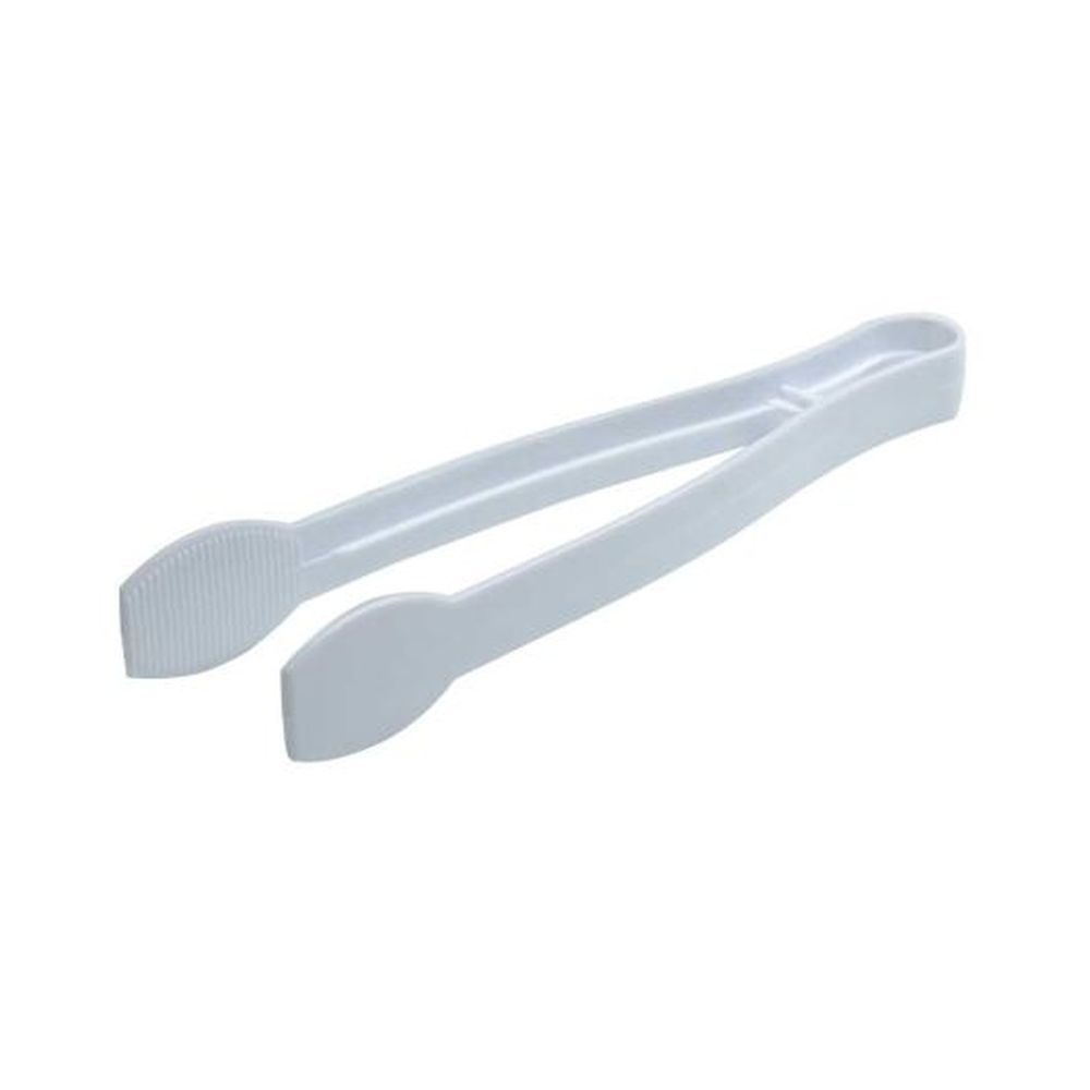 Platter Pleasers 9 inch Individually Wrapped Polystyrene White Tongs
