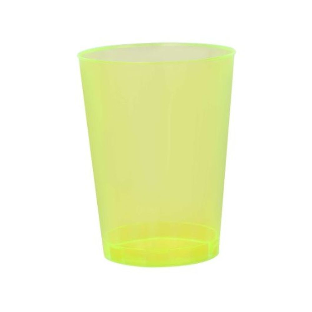 Savvi Serve 10 Ounce Capacity Yellow Neon Tumbler, 500 Count