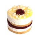 Davids Cookies Raspberry Lemon Drop Cake, 4 Ounce -- 24 per case.