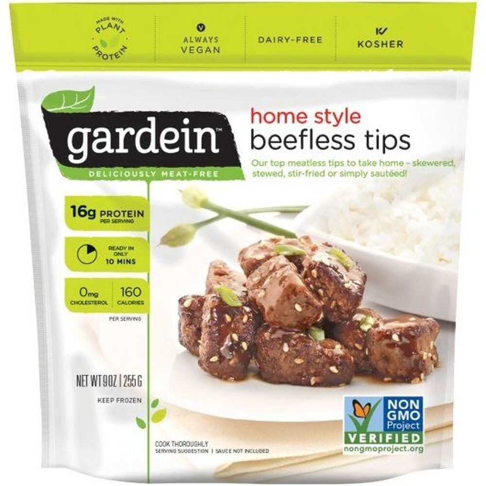 Gardein Beefless Tips, 9 Ounce -- 8 per case.