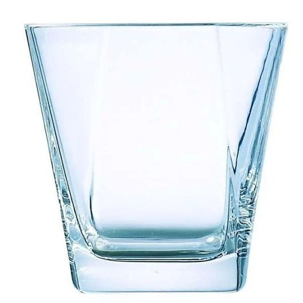 12.5 Ounce Twist Design Nestable Double Old Fashioned Rocks Glass