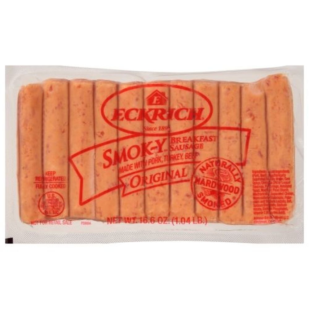 Eckrich Original Smokey Sausage Link, 16.6 Ounce -- 10 per case.