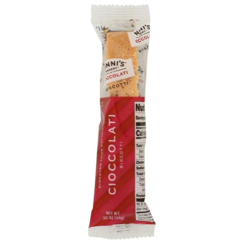 Nonni's 0.86 Ounce Cioccolati Biscotti, 25 Count -- 4 Per Case