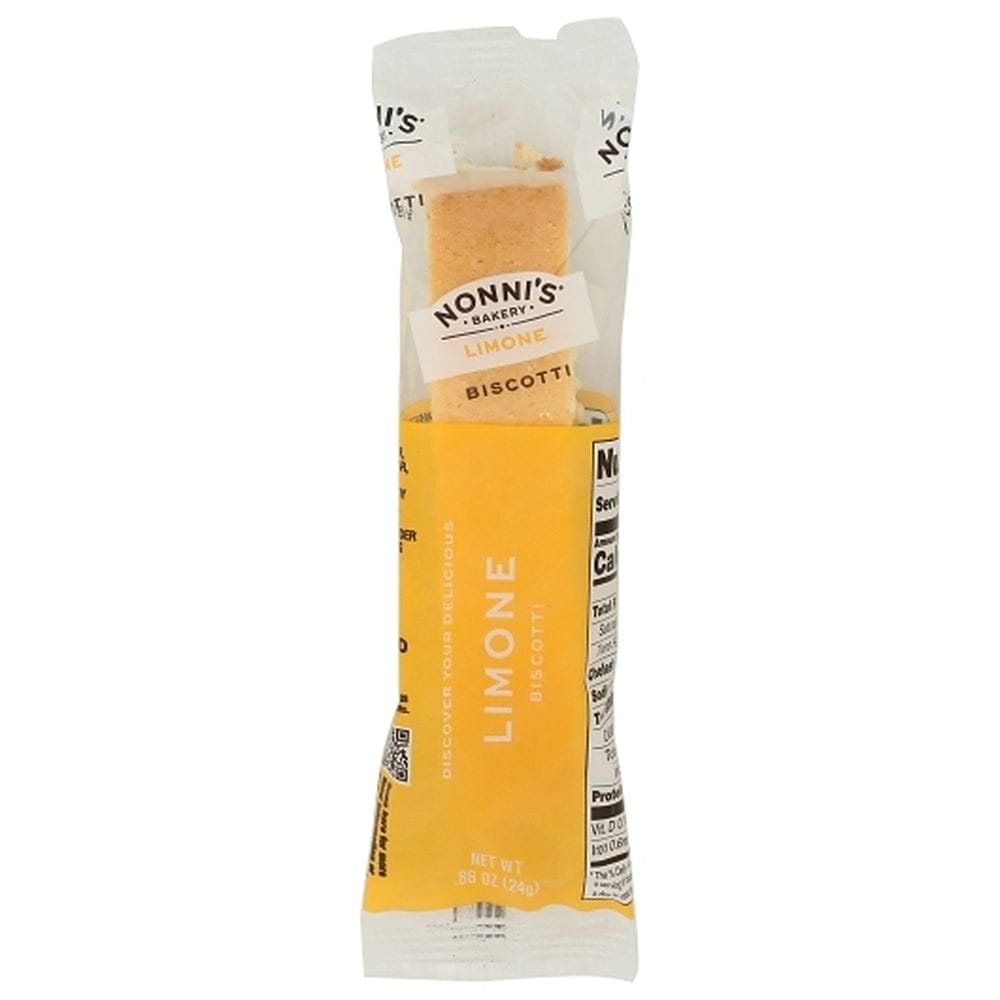 Nonni's Limone Italian Biscotti, 0.86 Ounce -- 100 Per Case