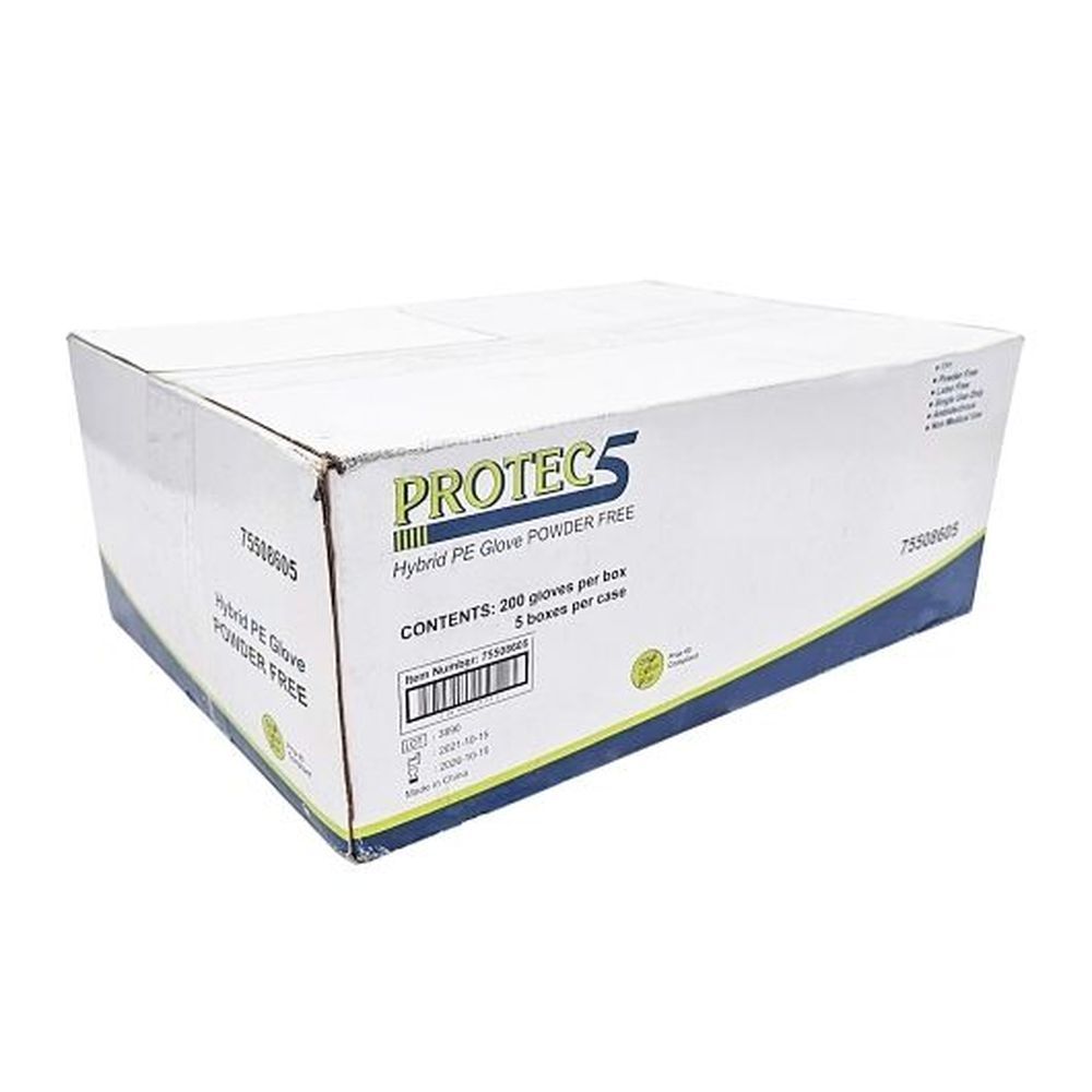 Amercareroyal X-large Hybrid Powder Free Gloves, 1000 Count