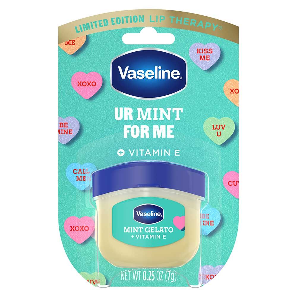 Vaseline Mint Gelato Valentines Day Lip Therapy Lip Balm, 0.25 Ounce -- 32 Per Case