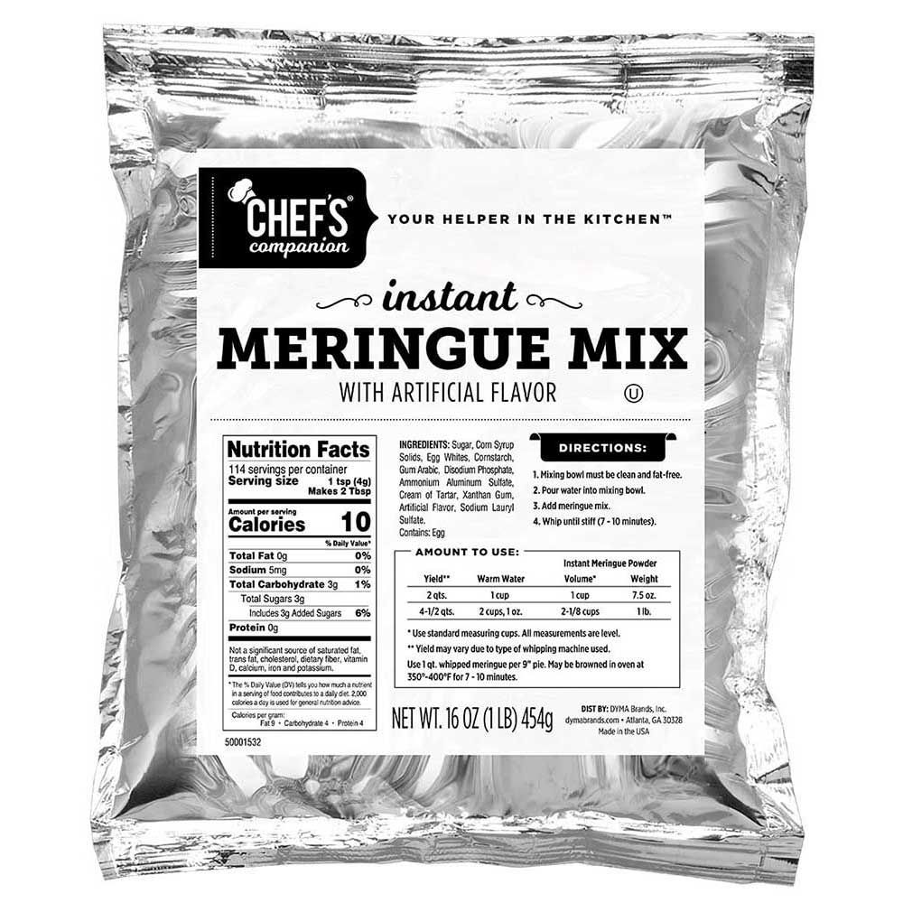 Chef's Companion Instant Cafe Topping Meringue Mix, 1 Pound -- 12 Per Case