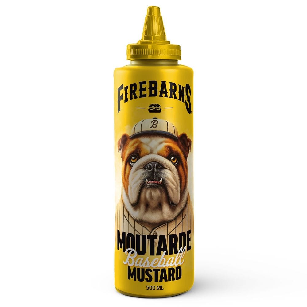 Firebarns Baseball Mustard, 17 Ounce -- 6 Per Case