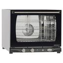 Cadco Line Chef Manual Control Countertop Convection Oven - 3 Half Size Sheet Pan Capacity, 23 5/8 x 16 7/8 x 28 1/8 inch.