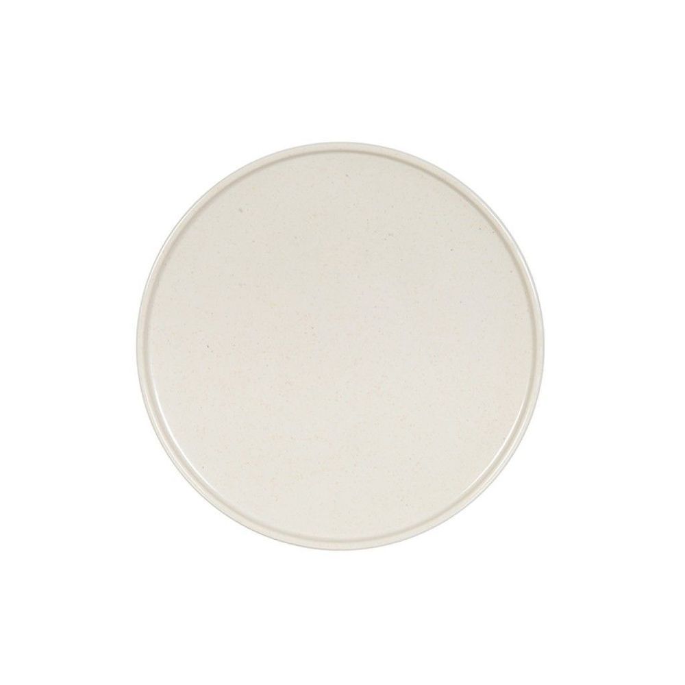 Cal-mil Sorelle Collection White And Ivory Speckle Melamine Plate, 8 Inch -- 6 Per Case