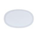 Cove Collection White Melamine Platter 11 x 7 inch