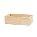 Logan Collection Birch Wood Tall Tray 12 X 20 X 6 inch
