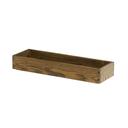 Melrose Collection Chocolate Brown Oak Wood Medium Tray 20 x 6 x 3 inch
