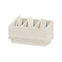 Vista Collection Coastal Three Section Flatware Organizer