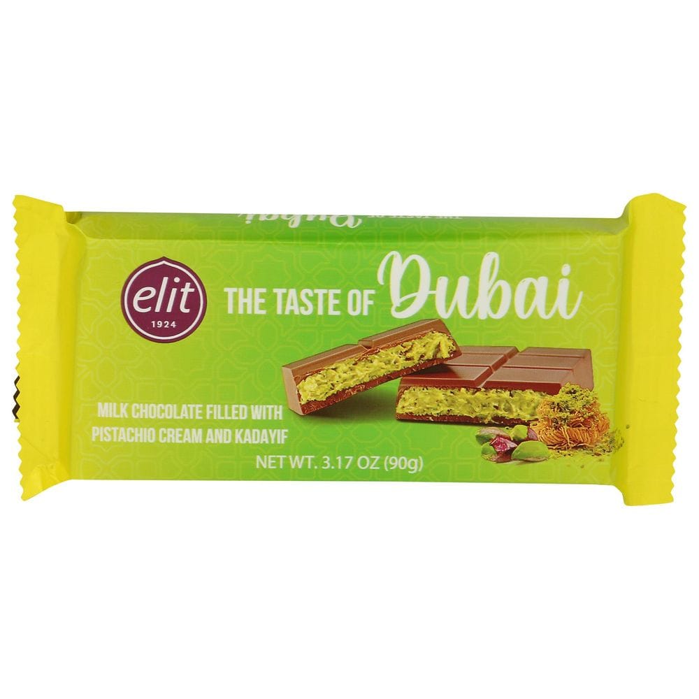 Elit Milk Chocolate Bar With Pistachio Cream And Kadayif, 3.17 Ounce -- 24 Per Case