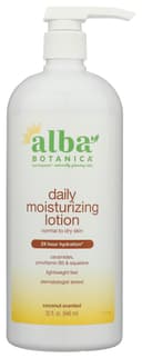 Alba Botanica Coconut Rescue Very Emollient Body Lotion, 32 Ounce