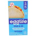 Everything Bagel Egg White Wrap with Bacon Egg and Cheese