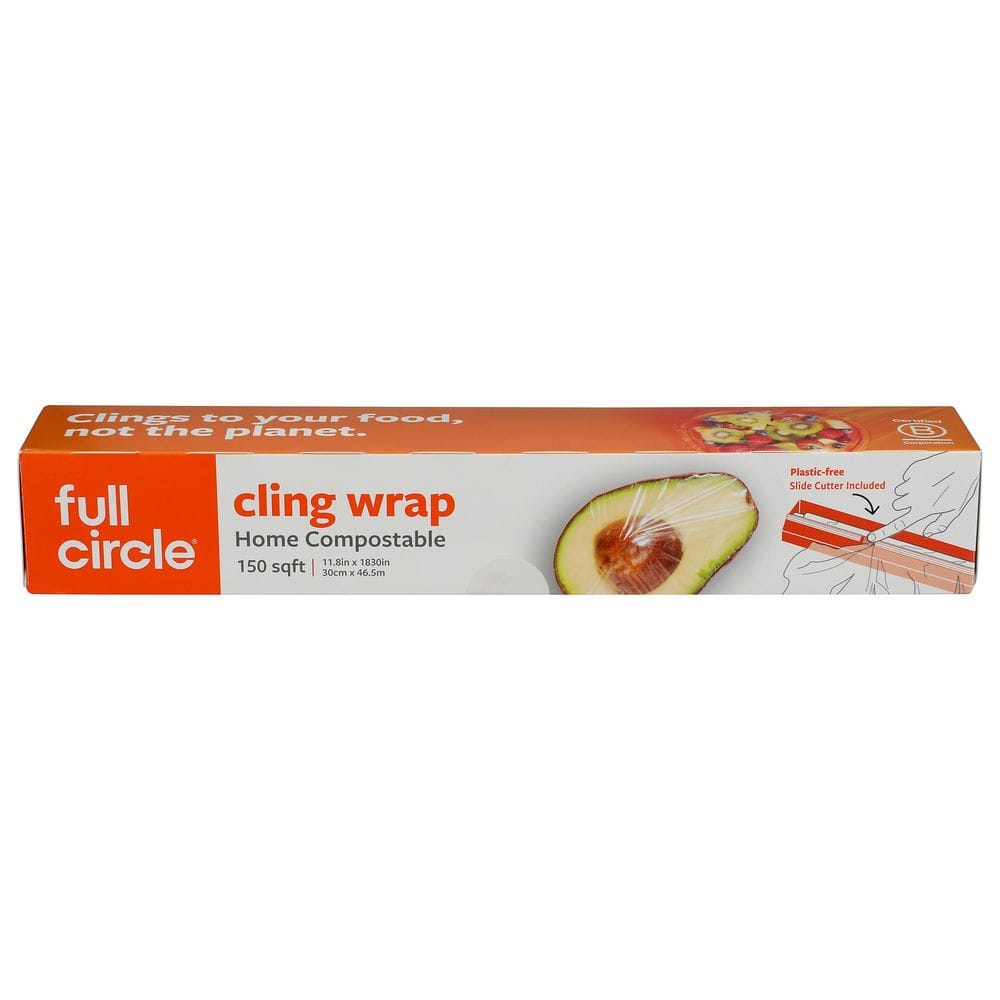 Full Circle Home Compostable Cling Wrap, 150 Feet -- 6 Per Case