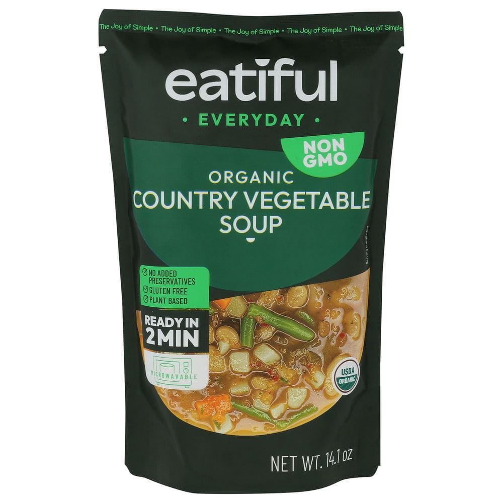 Eatiful Everyday Organic Country Vegetable Soup, 14.1 Ounce -- 10 Per Case