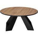 Alto Round Natural Wood HPL Riser with 6 inch Black Legs