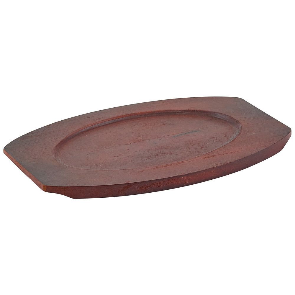 Winco Wooden Underliner For Aluminum Sizzle Platter, 10 Inch