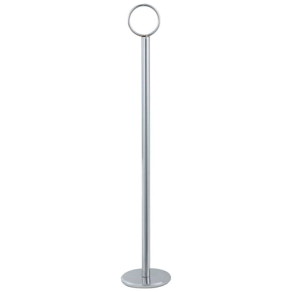 Winco Chrome-plated Steel Mirror Finish Number Holder, 12 Inch