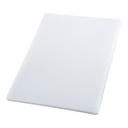 Winco Plastic White Rectangular Cutting Board, 15 x 20 x 3/4 inch.