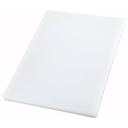 Winco Plastic White Rectangular Cutting Board, 18 x 24 x 1 inch.