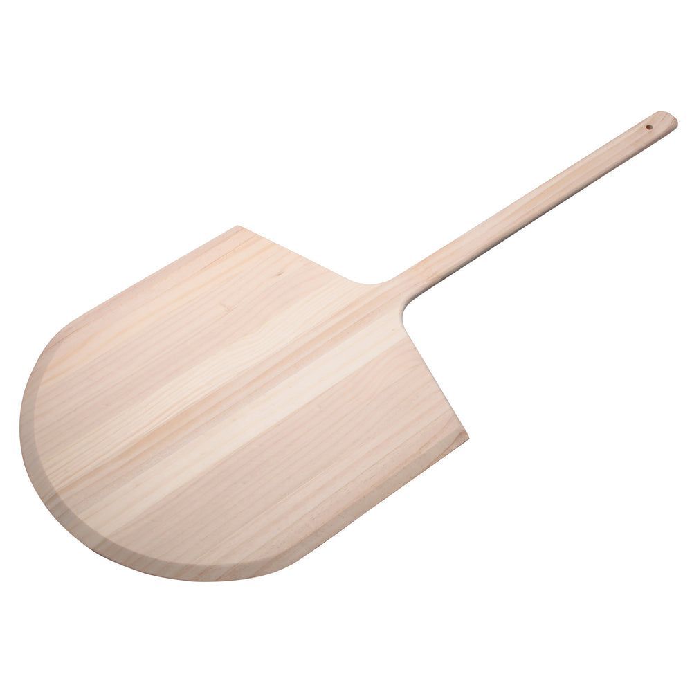 Winco Wooden 18 X 19 Inch Blade Pizza Peel, 42 Inch Overall Length