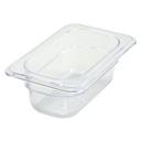 Winco Polycarbonate 1/9 Size Food Pan, 2.5 inch -- 12 per case.