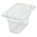 Winco Polycarbonate 1/9 Size Food Pan, 3.5 inch -- 12 per case.