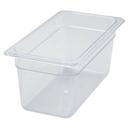 Winco Polycarbonate 1/3 Size Food Pan, 5.5 inch -- 6 per case.