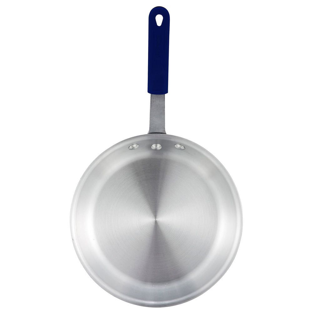 Winco Gladiator 3003 Aluminum Natural Finish Fry Pan With Silicone Sleeve, 14.5 X 2.63 Inch