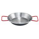 Winco Polished Carbon Steel Paella Pan, 7 7/8 inch -- 12 per case.
